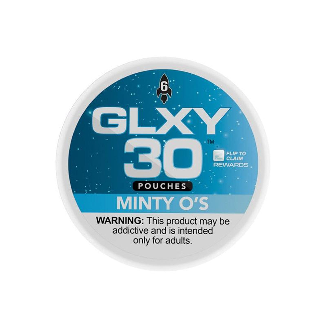 GLXY (DSPLY 5pc)(Nic Pouch)(30ct Can)(SAS) Minty O's