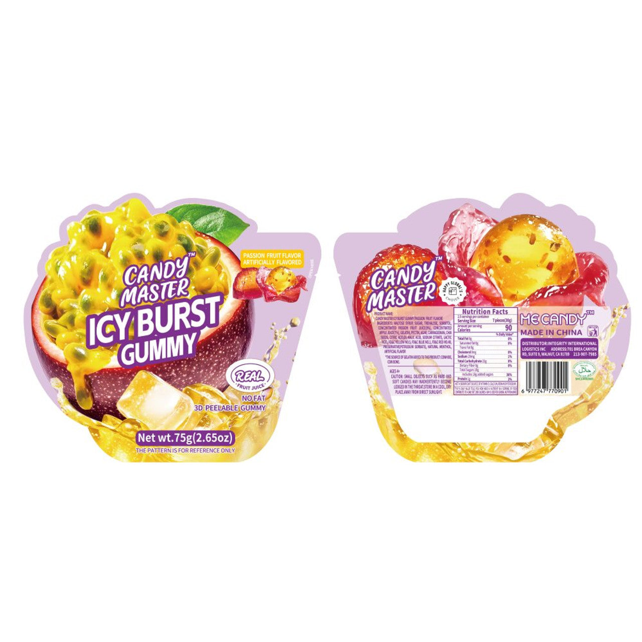 Candy Master Icy Burst (Gummy Candy) passionfruit
