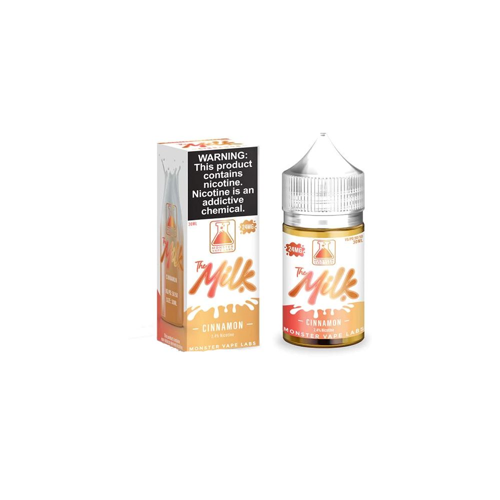 Cinnamon by The Milk Tobacco-Free Nicotine Salt 30ml with packaging