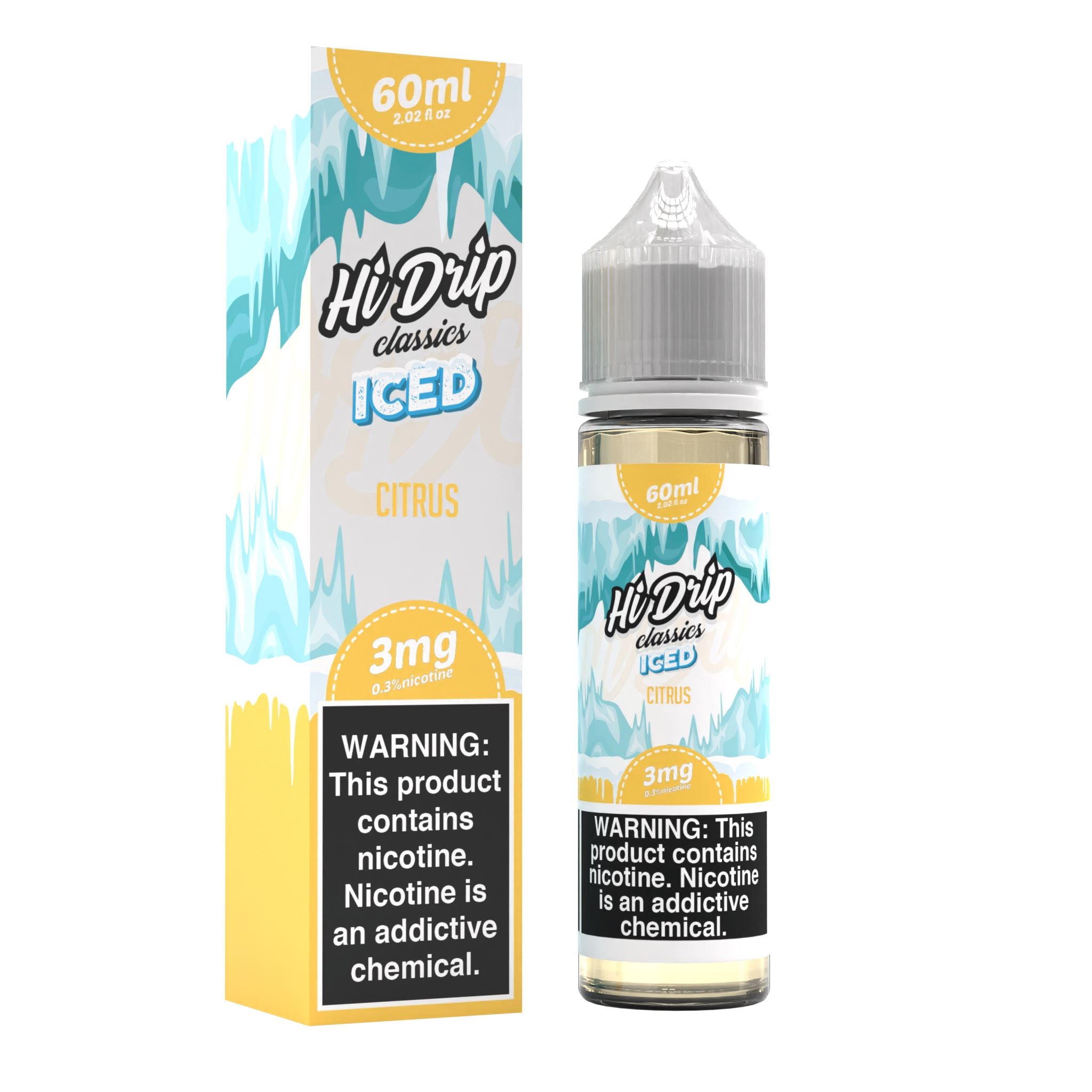 Citrus Iced by Hi-Drip Classics E-Liquid 60ML with packaging
