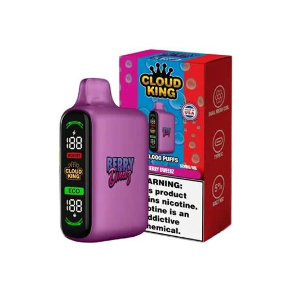 Cloud King 20K Disposable berry dweebz with packaging