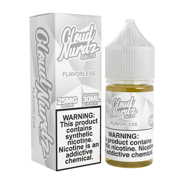 Flavorless Cloud Nurdz Salts TFN 30mL with packaging