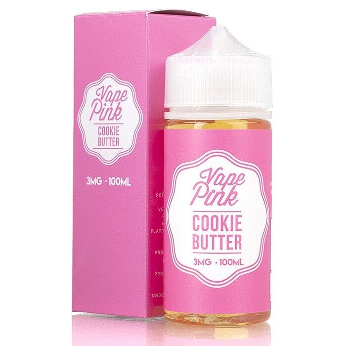 Cookie Butter by Vape Pink E-Liquid 100ml with Packaging