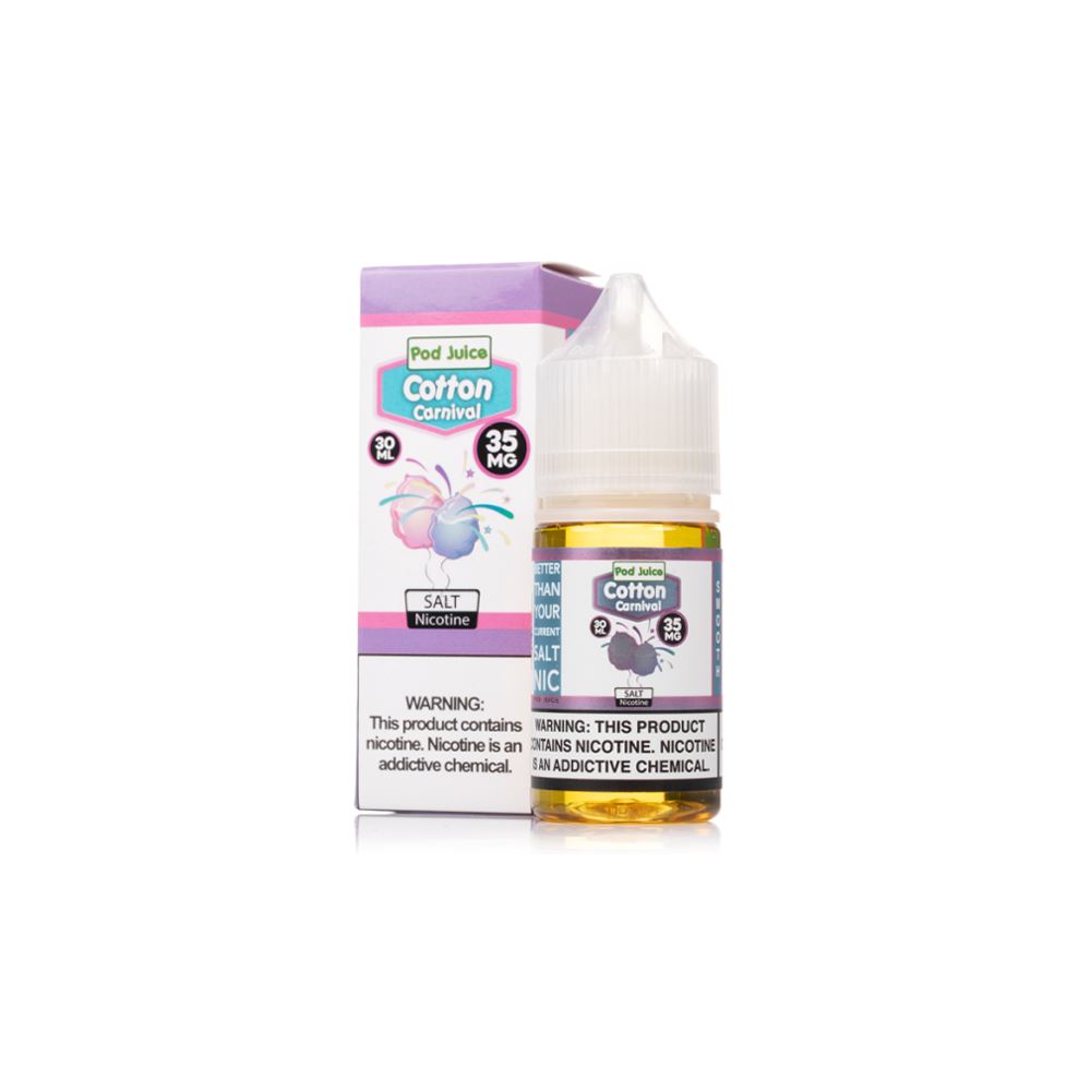 Cotton Carnival by Pod Juice Salts Series 30ml with packaging