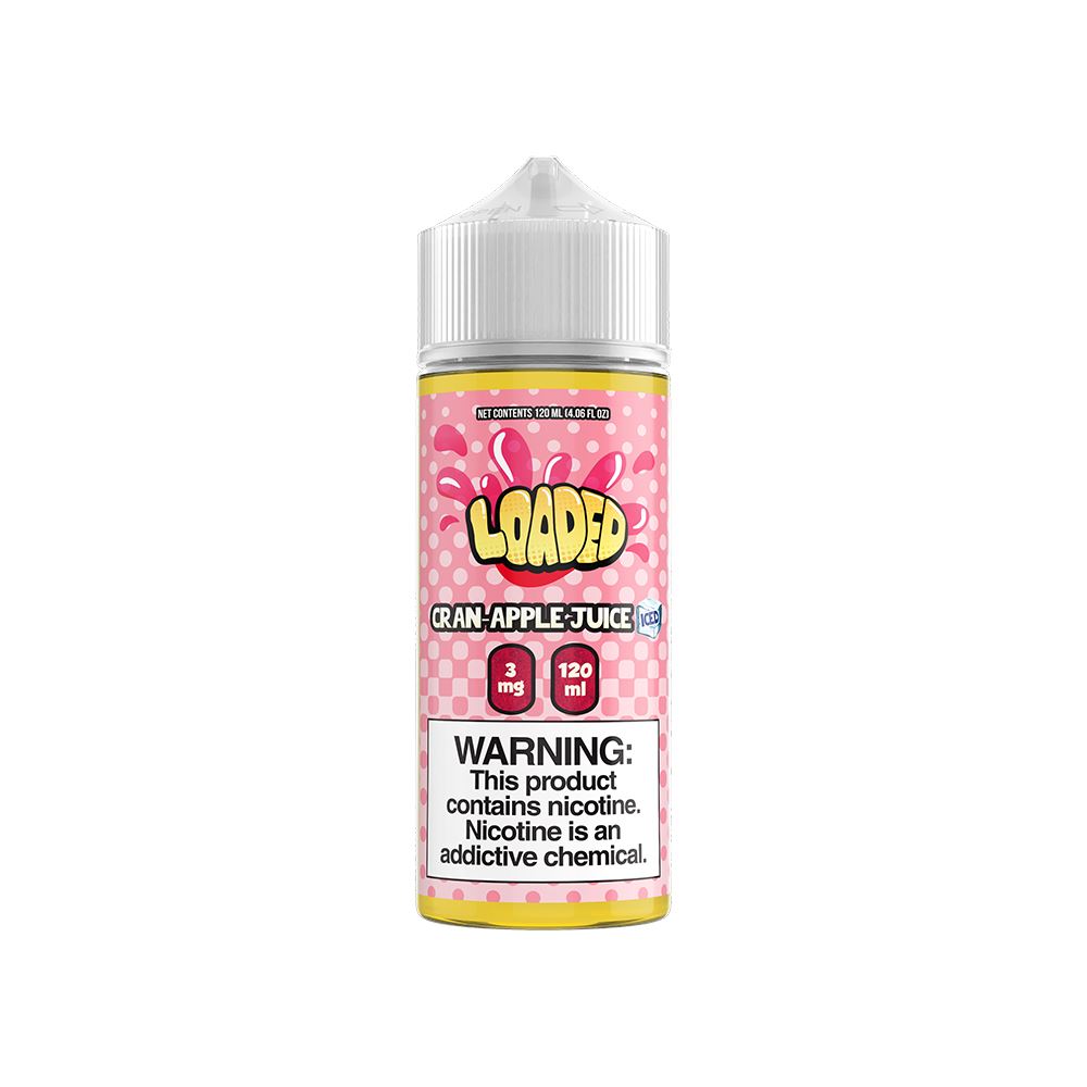 Cran-Apple Juice Iced by Loaded 120ml bottle
