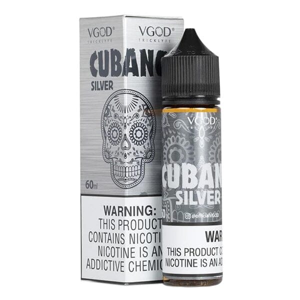 Cubano Silver By VGOD E-Liquid with packaging