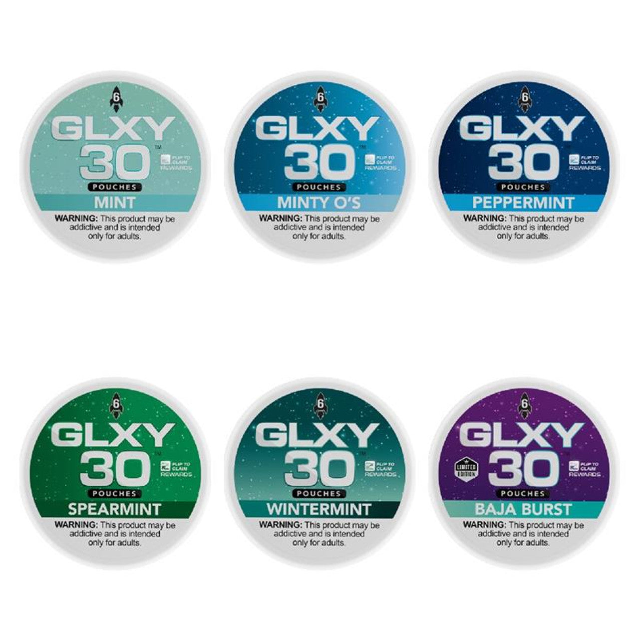 GLXY (DSPLY 5pc)(Nic Pouch)(30ct Can)(SAS) Group Photo
