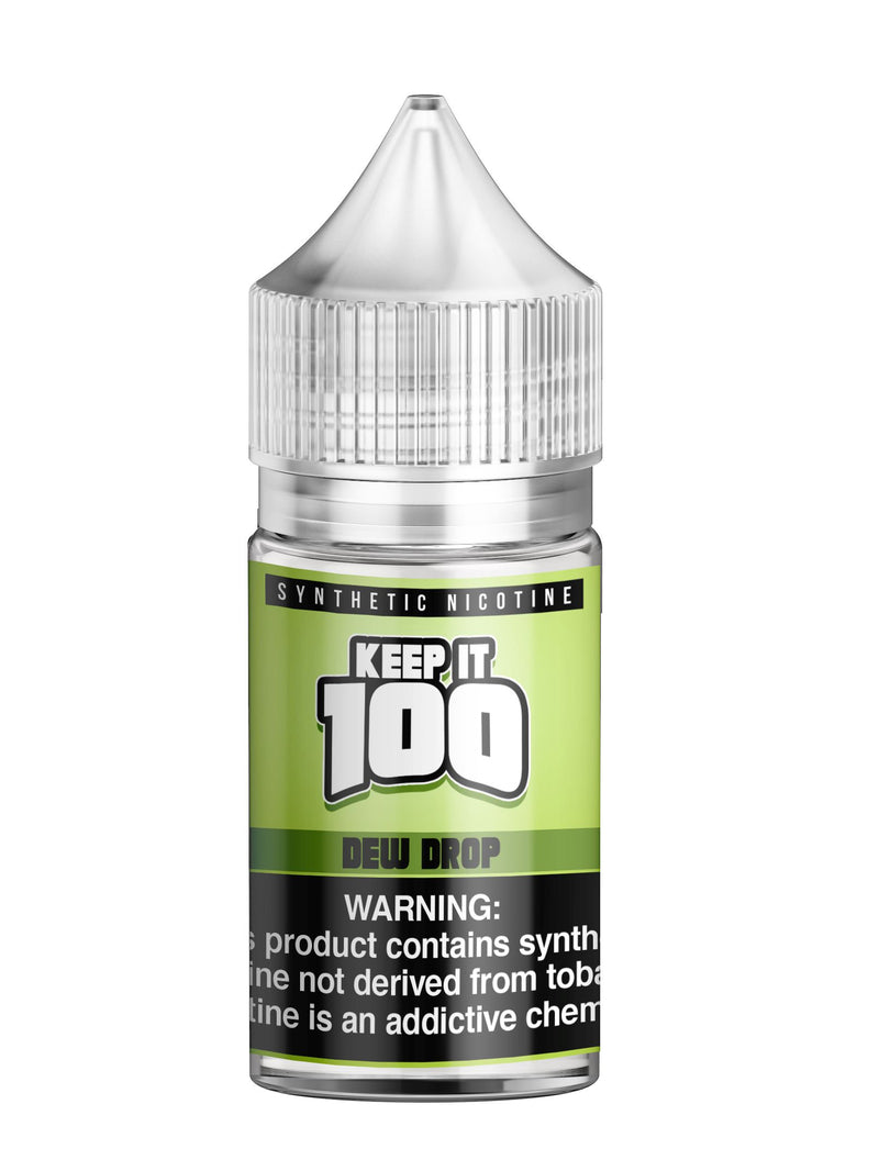 Dew Drop by Keep It 100 Tobacco-Free Nicotine Salt Series 30mL Bottle