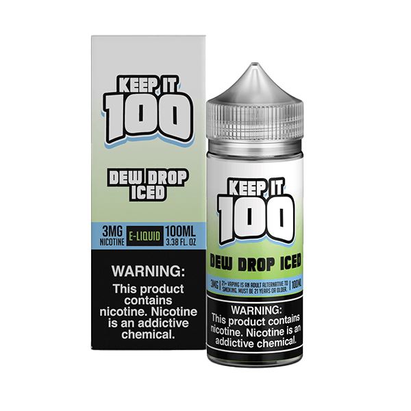  Dew Drop Iced by Keep it 100 TF-Nic Series 100mL with Packaging