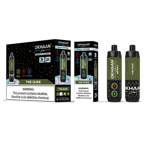 Dkhaan Infinity 25K Disposable the duke with packaging