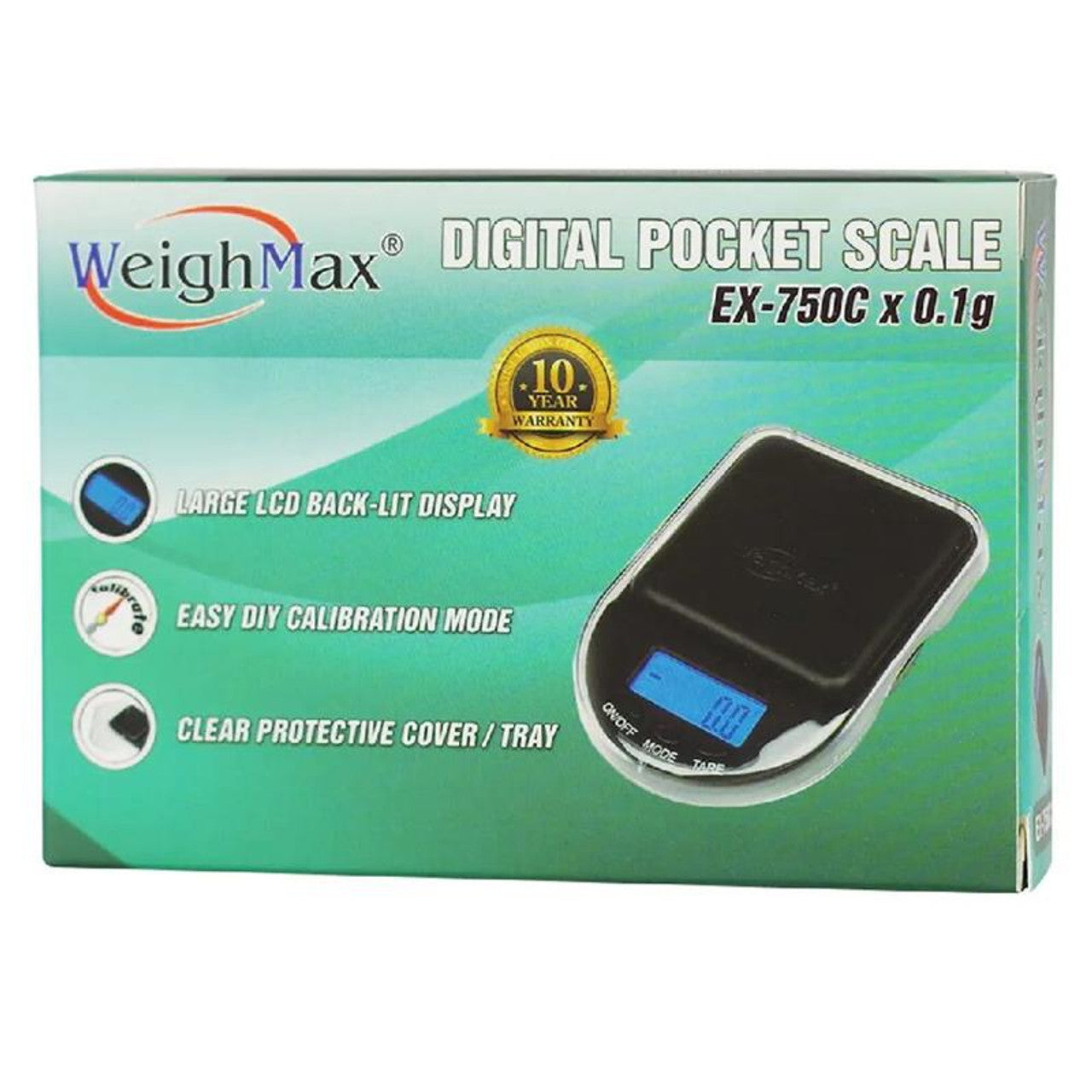 WeighMax (Scale) Digital Pocket Scale EX-750C - EX-750C x 0.1g