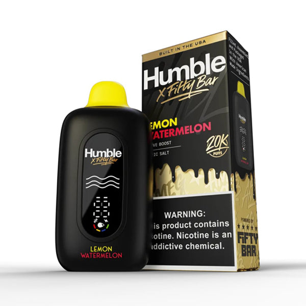 Fifty Bar Humble Edt. 20K Disposable lemon watermelon with packaging
