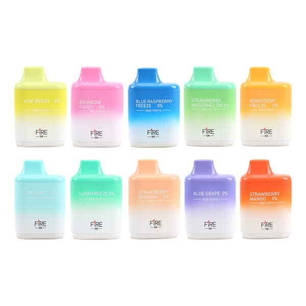 Fire Mega Disposable | 5000 Puffs | 12mL | 5% group photo