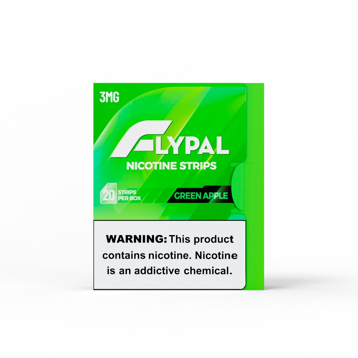 Flypal Nicotine Strips (20ct Boxes) 5pc Display Green Apple