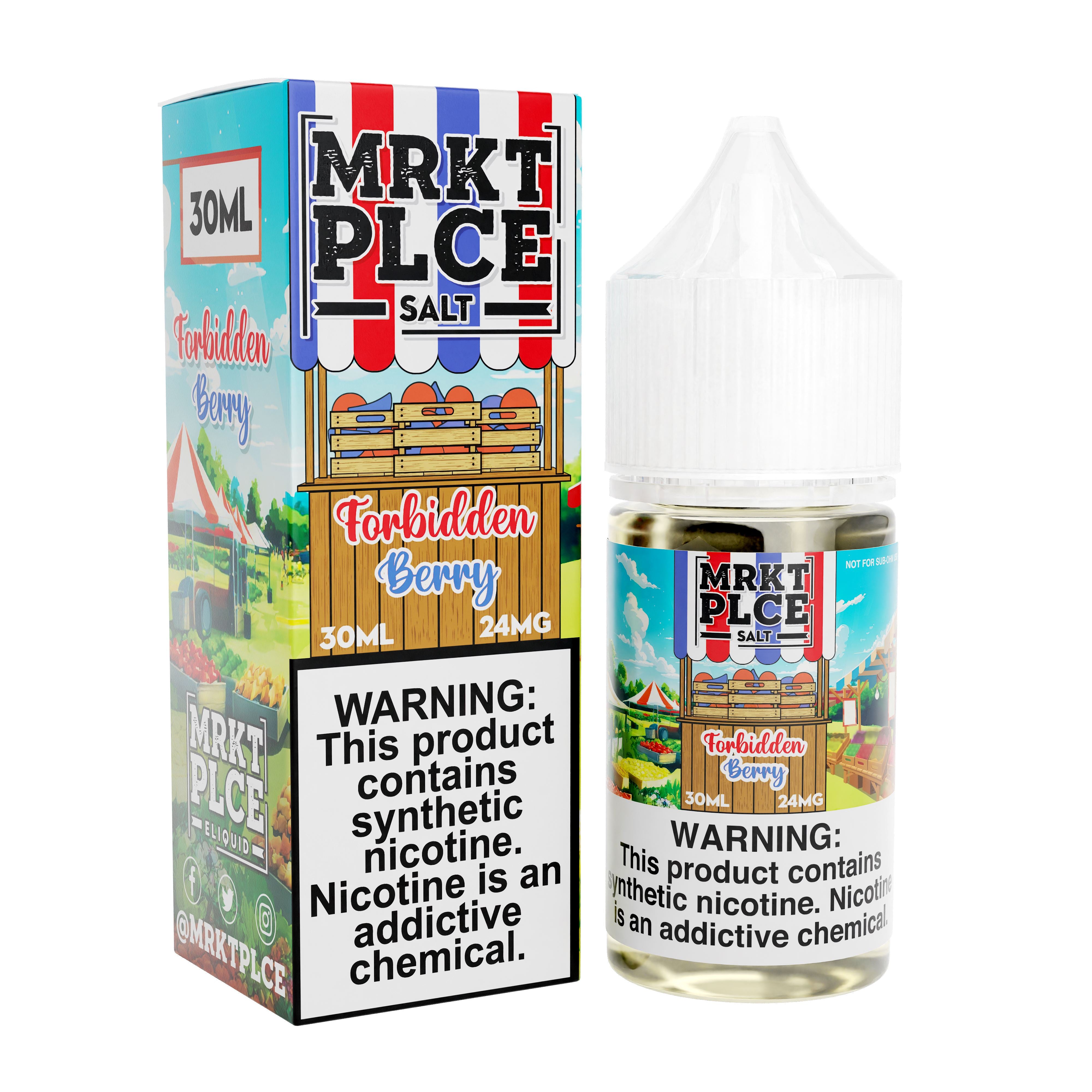 Forbidden Berry by MRKT PLCE Salts 30mL with Packaging