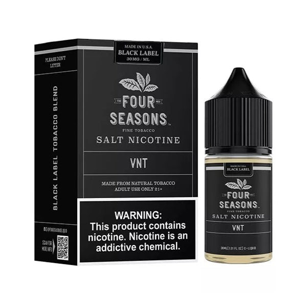 VNT Four Seasons Salts 30mL with packaging