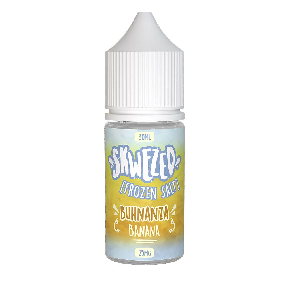 Frozen Buhnanza (Banana Ice) by Skwezed Salts 30ml bottle