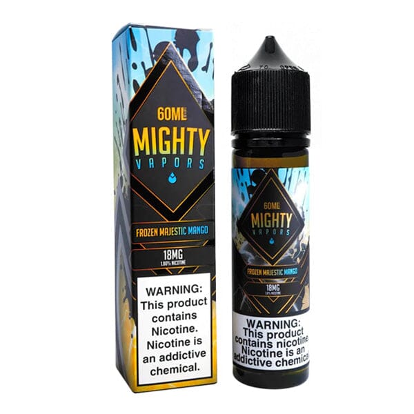 Frozen Majestic Mango by Mighty Vapors 60ml with packaging