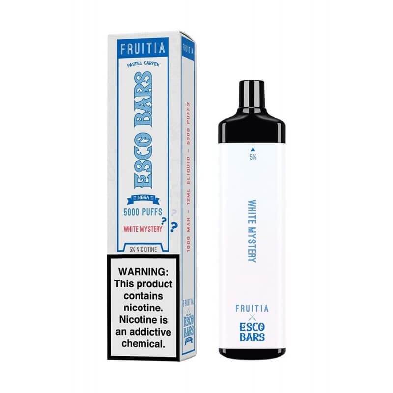 Fruitia Esco Bars Mesh Disposable | 5000 Puffs | 14mL white mystery with packaging