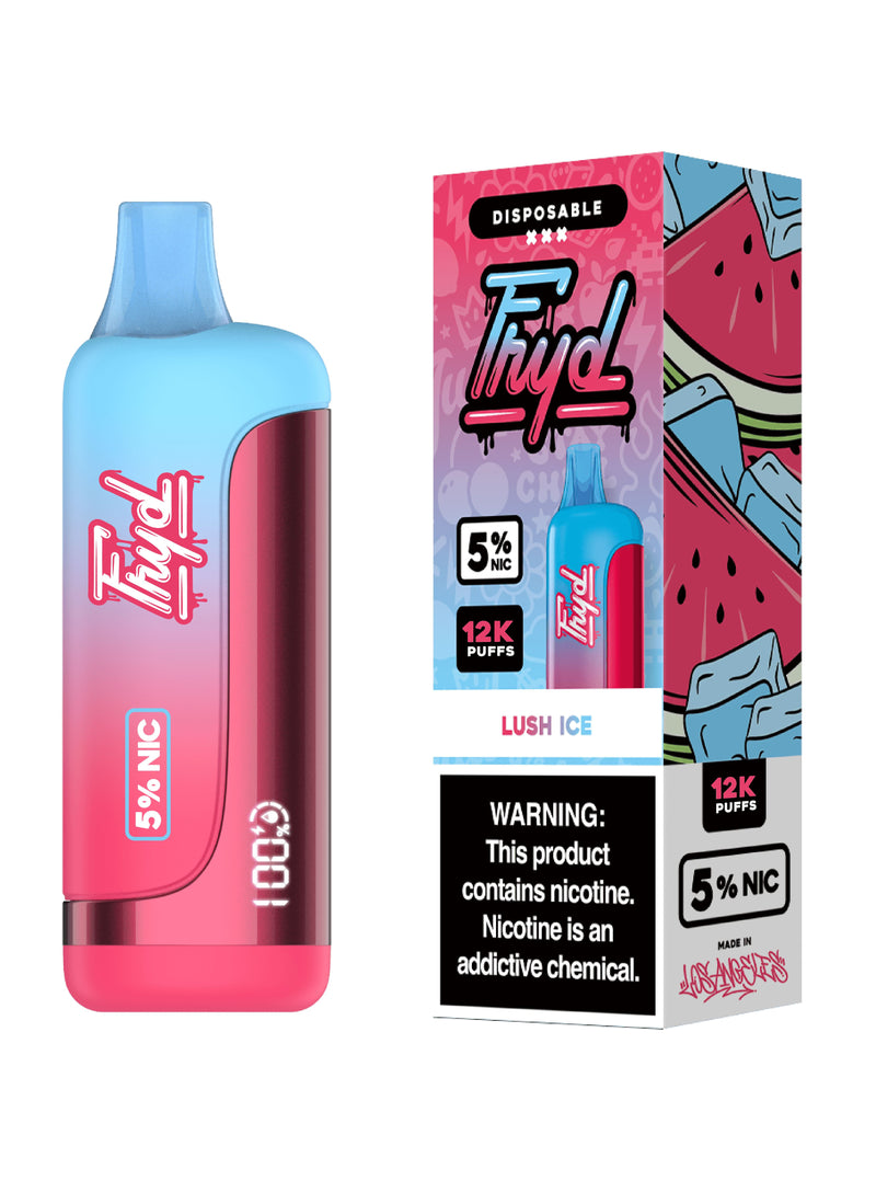 FRYD Disposable 12,0000 Puffs (17mL) 50mg Lush Ice with Packaging