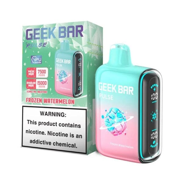 Geek Bar Pulse Disposable frozen watermelon with packaging