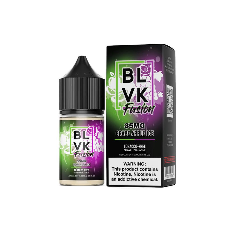 Grape Apple Ice by BLVK Fusion Salt 30ml with packaging