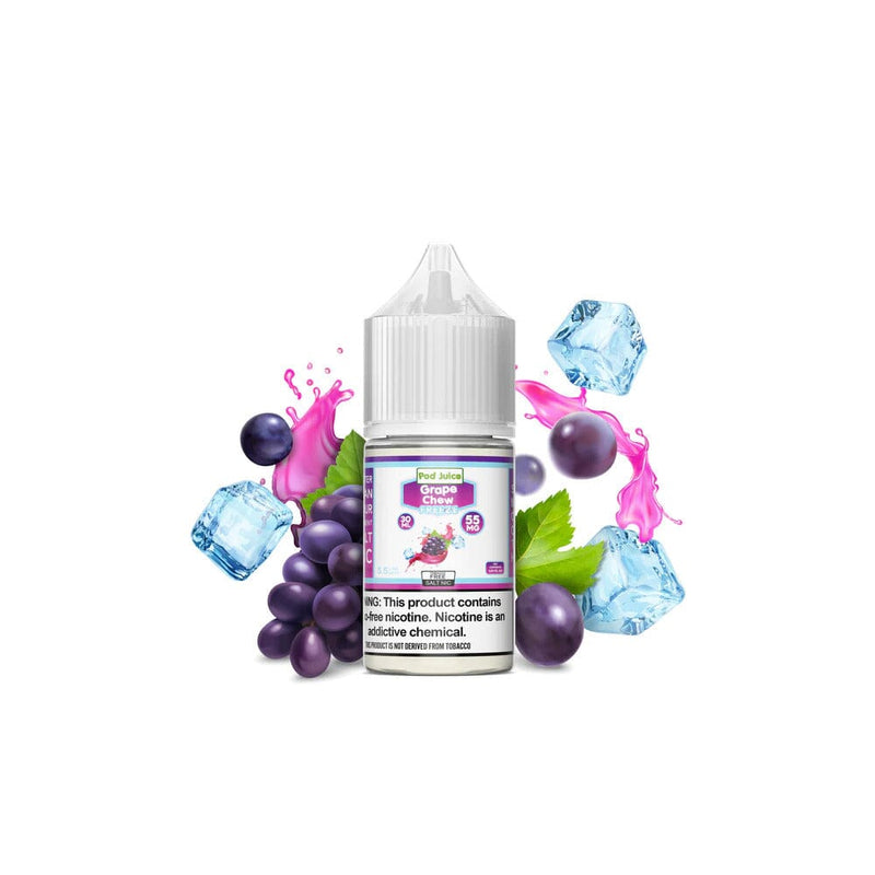 Grape Chew Freeze Salt by POD JUICE E-Liquid 30ml bottle