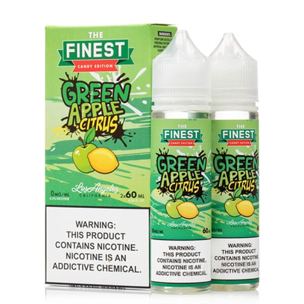 Green Apple Citrus by Finest Sweet & Sour 120ML with packaging