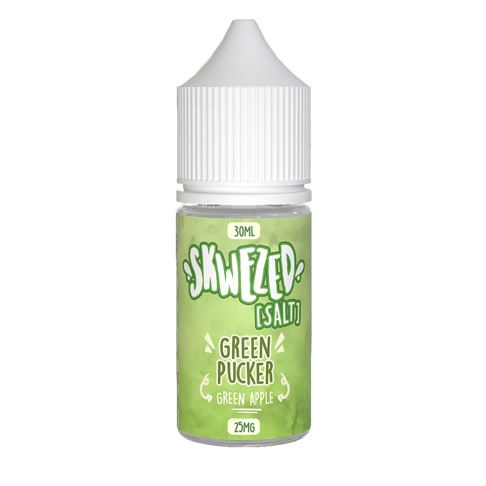 Green Pucker (Green Apple) Salt by Skwezed Salt 30ml bottle