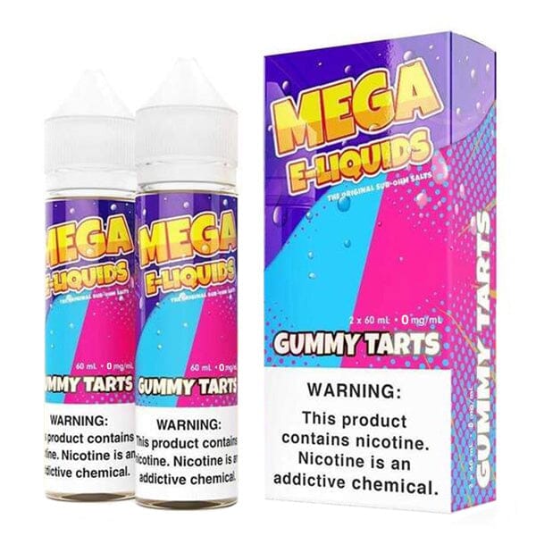 Gummy Tarts by MEGA eJuice 2X 60ML with packaging