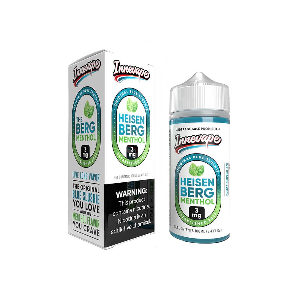 Heisenberg Menthol by Innevape E-Liquid 100mL (Freebase) with packaging