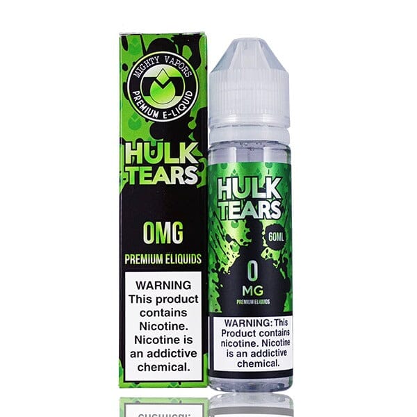 Hulk Tears by Mighty Vapors 60ml with packaging