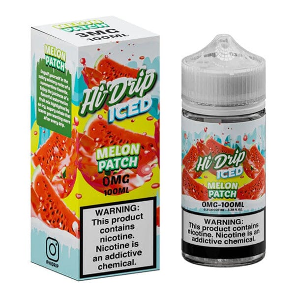 Iced Melon Patch by Hi-Drip E-Juice 100ml with packaging