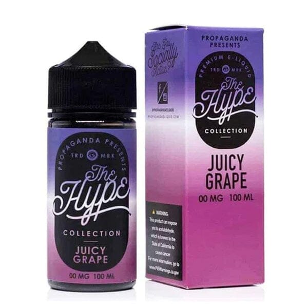 Juicy Grape by The Hype Collection 100ml with packaging