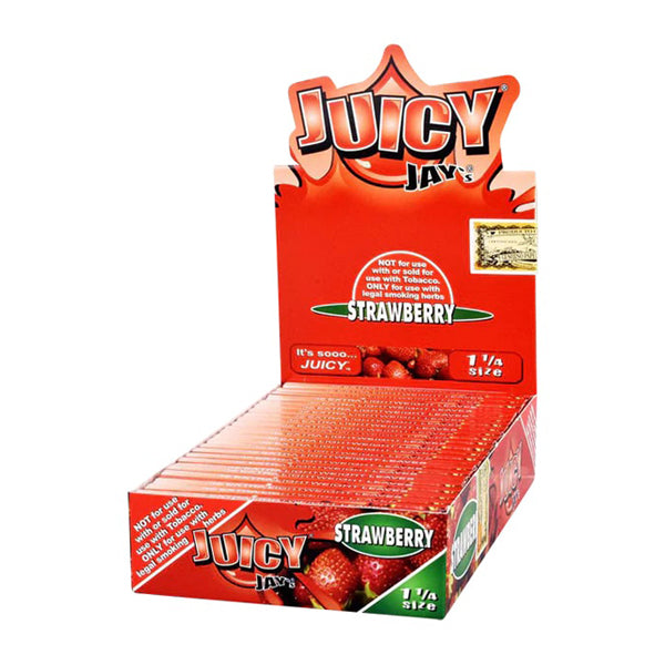 Juicy Jay’s (Wraps)(32-Pack) Rolling Papers strawberry packaging