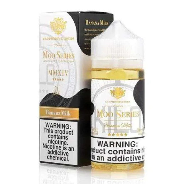 Moo – Banana Milk Kilo 100mL with packaging