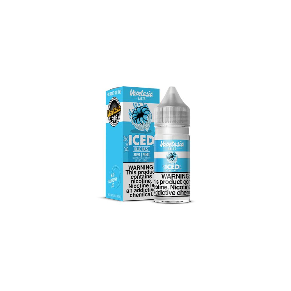 Killer Fruits Blue Razz Iced by Vapetasia Synthetic Salts 30ml with packaging