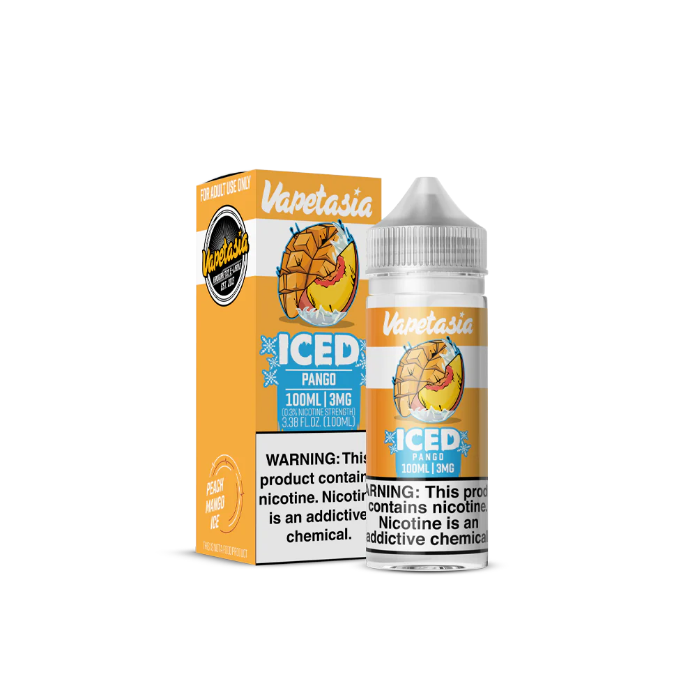 Killer Fruits Iced Pango by Vapetasia E-Liquid with packaging