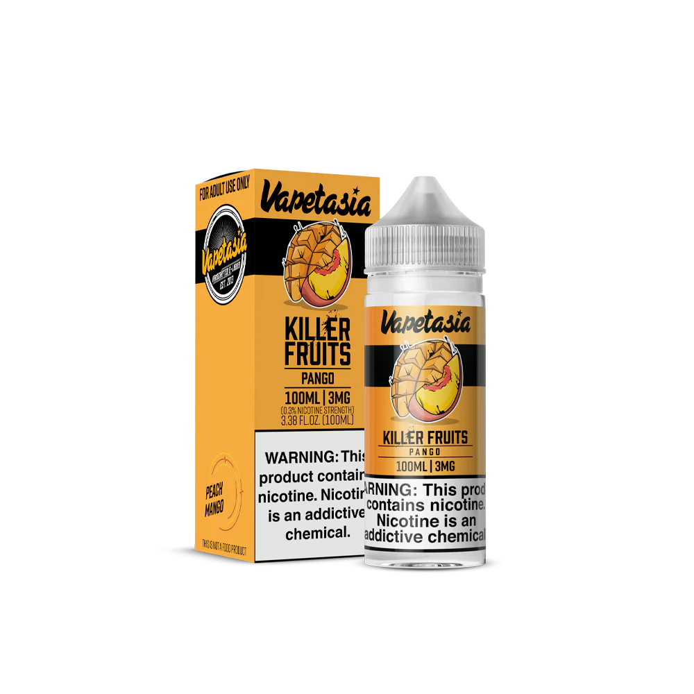 Killer Fruits Pango by Vapetasia E-Liquid with packaging