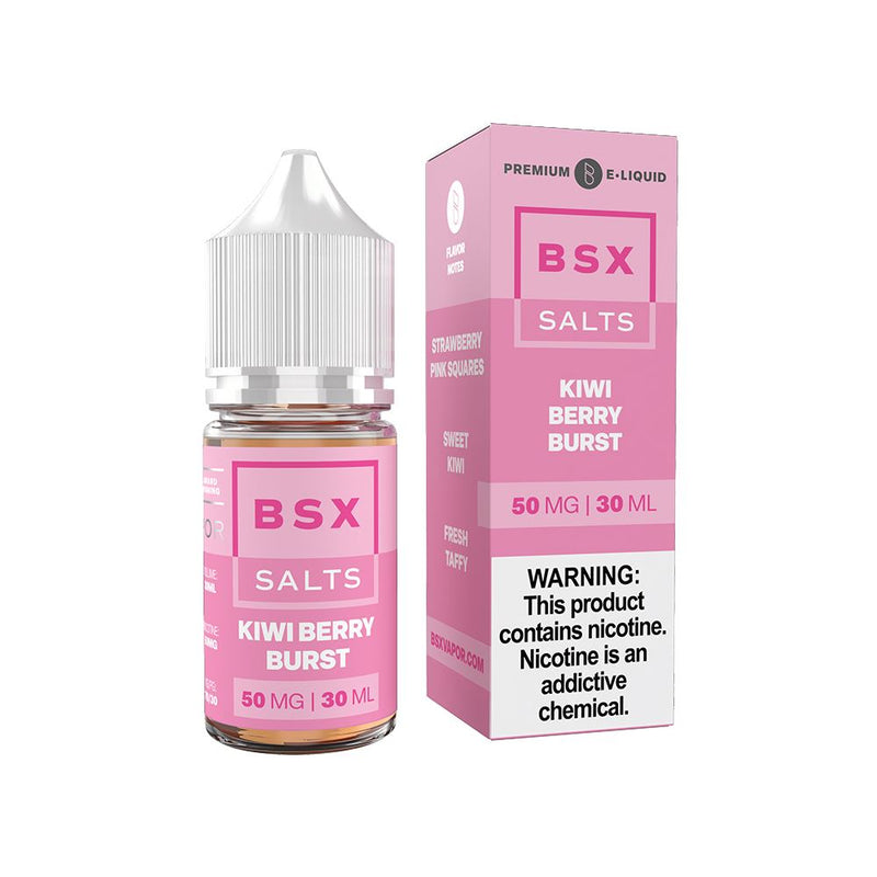 Kiwi Berry Burst | Glas BSX Salts | 30mL 50mg bottle with packaging
