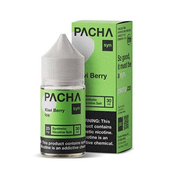 Kiwi Berry Ice by Pacha Mama Salts E-Liquid TFN with Packaging