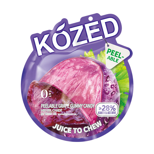 Kozed Peelable Gummy Candy grape