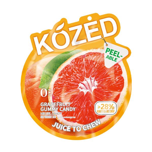 Kozed Peelable Gummy Candy grapefruit
