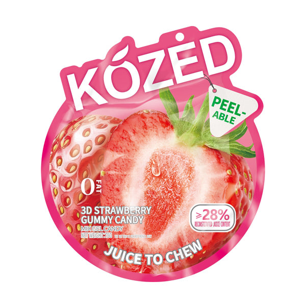 Kozed Peelable Gummy Candy strawberry