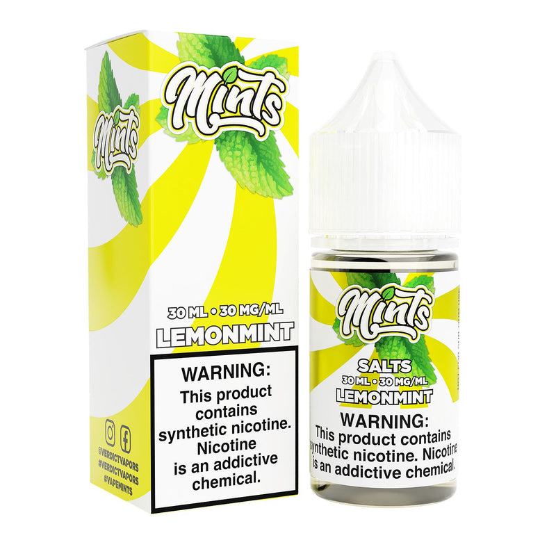 Lemonmint by Mints SALTS E-Liquid 30ml with packaging