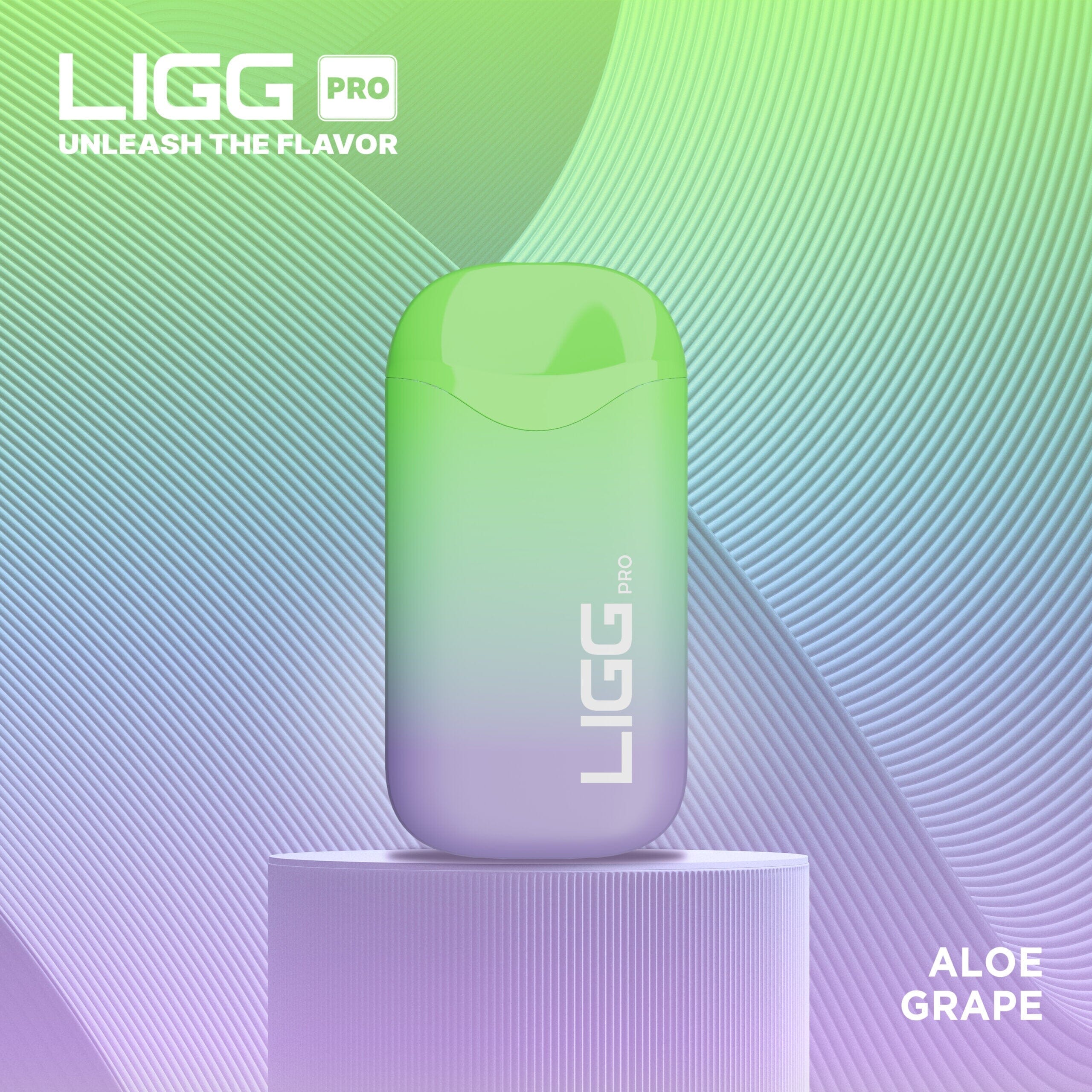 Ligg Pro Disposable 5500 Puffs 14mL 50mg Aloe Grape