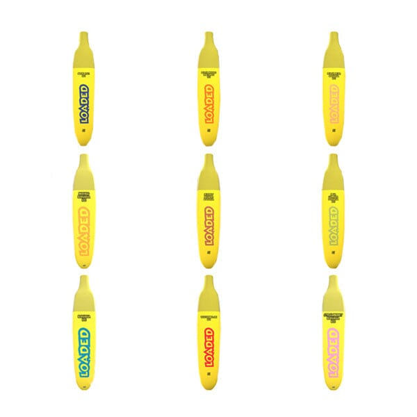 Loaded Banana TFN Disposable | 2500 Puffs | 5mL Group Photo