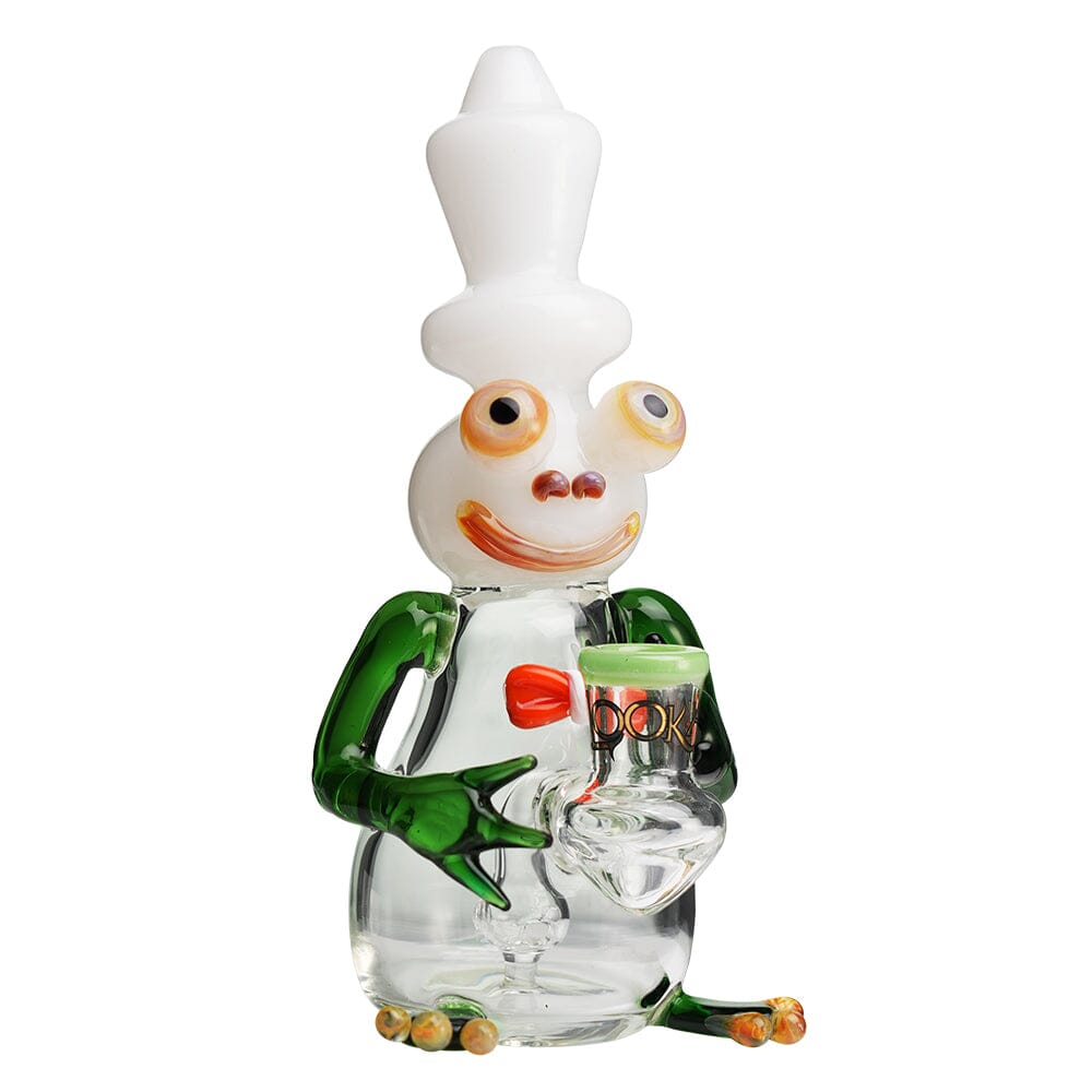 Lookah – 8” Cool Frog Dab Rig (WPC1216) White Jade