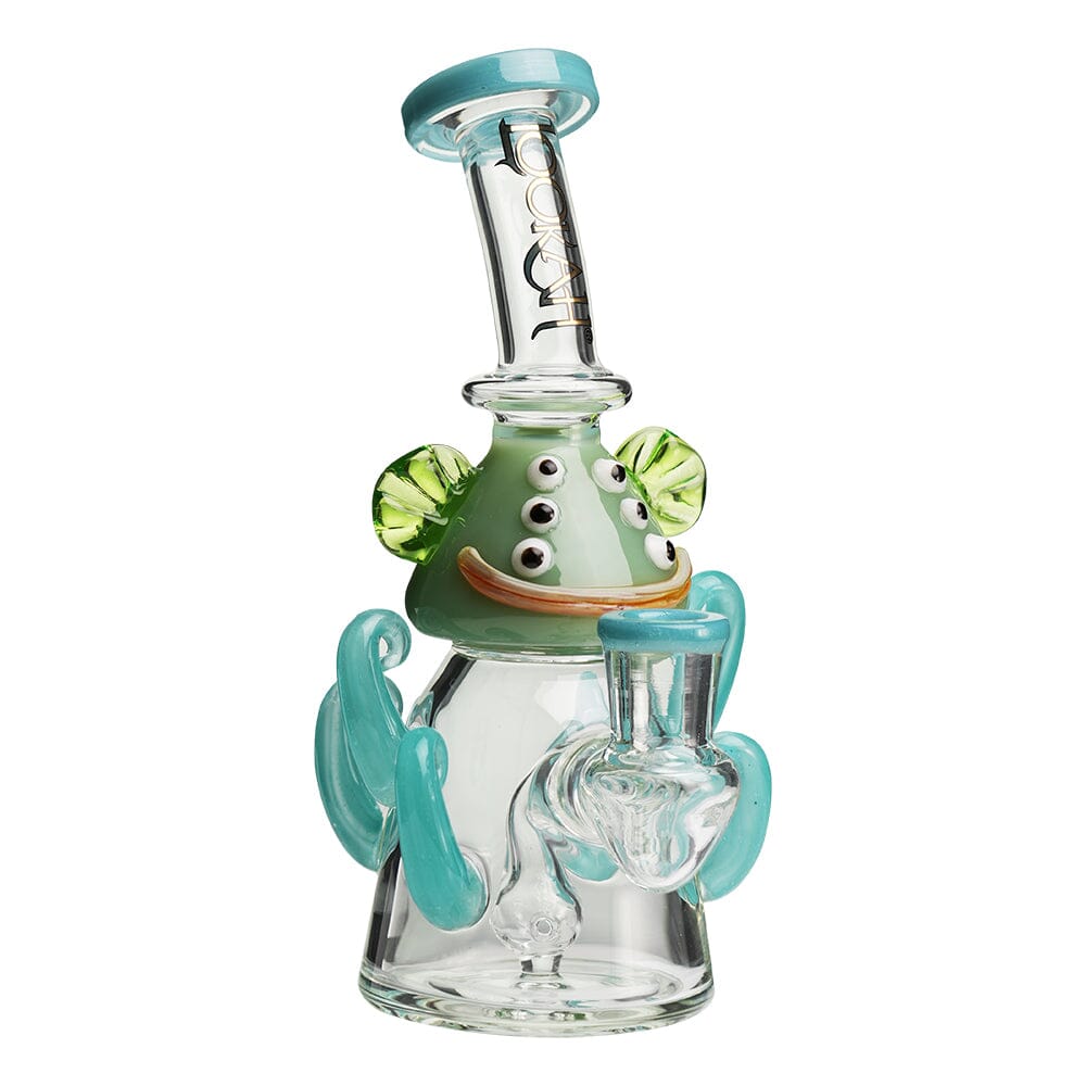 Lookah 8” Mini Cute Six Eyes Clown Octopus Dab Rig (WPC1213) Wathet Blue