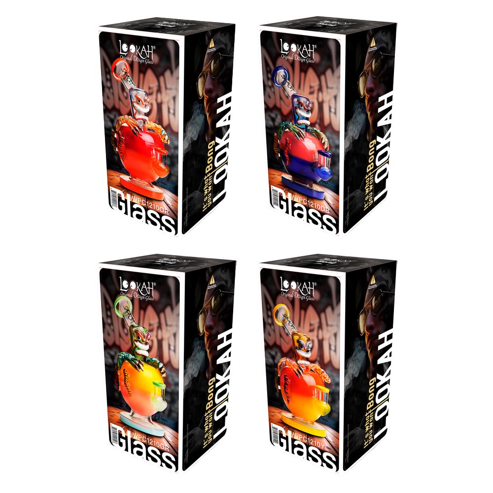 Lookah 8.2″ Mini Poison Apple Bong (WPC1210) Group Photo